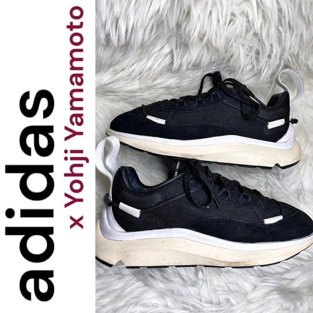 ADIDAS x YOHJI YAMAMOTO‎ Y-3 Shiku Run Chunky Sole Black, Men's Size 5
